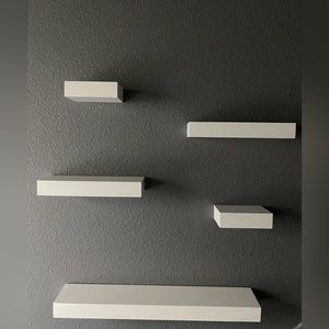 Floating shelves